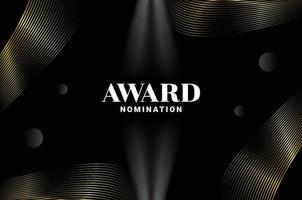 Awards Podium Ceremony Gradient Luxury Background vector