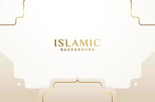 Islamic Gradient Ornament Luxury Background vector