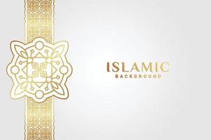 islámico degradado ornamento lujo antecedentes vector