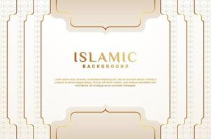 Islamic Gradient Ornament Luxury Background vector