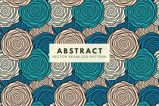 floral remolino circulo Rosa me gusta forma resumen sin costura repitiendo modelo vector