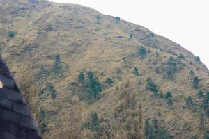 foto de brumoso montañas durante el día