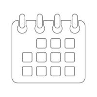 calendar icon vector