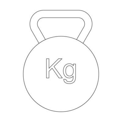 weight icon vector
