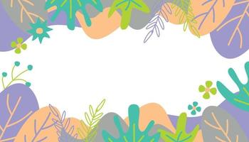 abstract shape spring background, with empty space for text. Template for banner, poster, social media vector