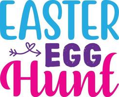 Easter egg hunt vector