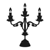 candle icon vector