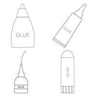 glue icon vector