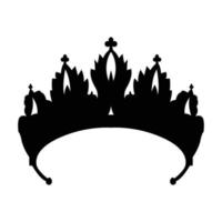 bride crown icon vector