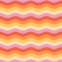 Retro groovy hippie seamless pattern. Seamless abstract geometric pattern vector