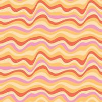 Colorful retro groovy hippie seamless pattern. Seamless abstract geometric pattern vector