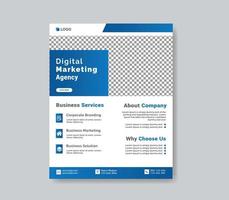 Digital marketing agency flyer template,flyer design,marketing flyer,professional flyer vector