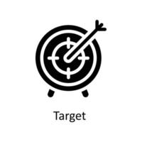 Target Vector  Solid Icons. Simple stock illustration stock