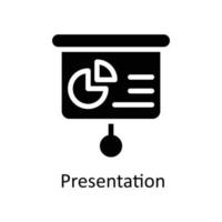 Presentation Vector  Solid Icons. Simple stock illustration stock