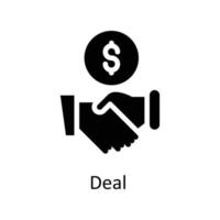 Deal  Vector  Solid Icons. Simple stock illustration stock