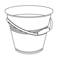 bucket icon vector