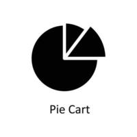 Pie Cart Vector  Solid Icons. Simple stock illustration stock