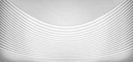 Gray and white curved lines high-end texture texture background 3D rendering photo