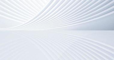 Silver white futuristic building line texture texture 3D rendering photo