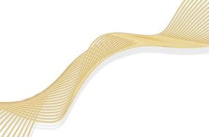 3D render undulating gold abstract line texture texture background photo