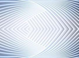 White futuristic building curved lines man-made space 3D rendering photo