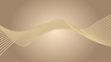 3d rendering golden wavy line high-end luxury texture line texture background photo