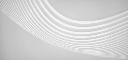Gray and white curved lines high-end texture texture background 3D rendering photo
