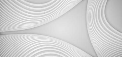 Gray and white curved lines high-end texture texture background 3D rendering photo