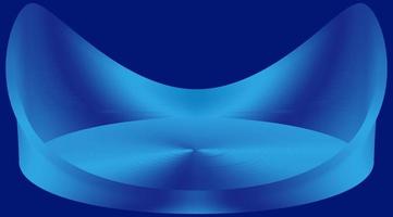 3D rendering of undulating blue abstract line texture texture background photo