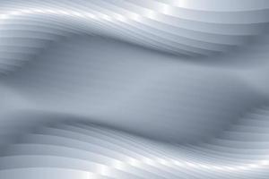 Silver gray wavy line texture texture background 3D rendering. photo