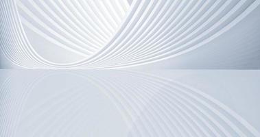 Silver white futuristic building line texture texture 3D rendering photo