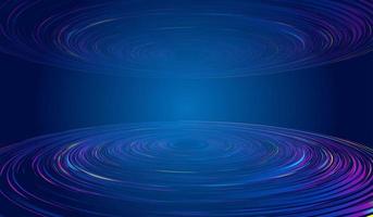 colorful lines form a spiral vortex network technology space background photo