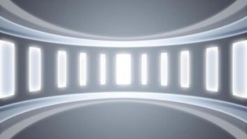 3D rendering metal silver texture display exhibition future science and technology spatial sense background photo