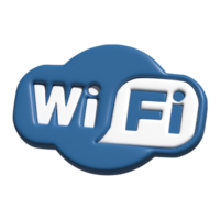 3d icône de Wifi png