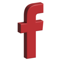 facebook 3d icon png