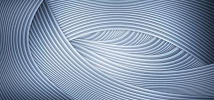 Silver gray curved lines high end texture texture background 3D rendering photo