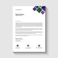 Company letterhead, Letterhead design, Corporate letterhead vector