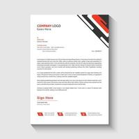 Modern letterhead, Stylish leaflet company letterhead, A4 letterhead template vector
