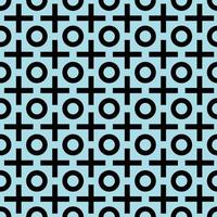 Seamless Square Circle Pattern Vector