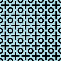 Seamless Square Circle Pattern Vector