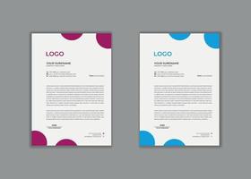 letterhead, letterhead template, letterhead design, vector clean Professional modern simple unique school hospital medical new minimalist elegant vector style modern corporate letterhead template