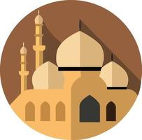 handraw vector Ramadan Islamic mosque