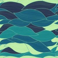 Abstract wavy lines pattern. Vector Illustration