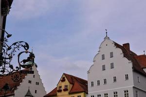 Buildings of an old European city photo