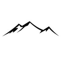 mountain silhouette icon vector design