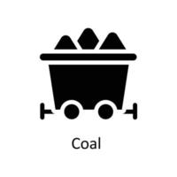 Coal  Vector  Solid Icons. Simple stock illustration stock