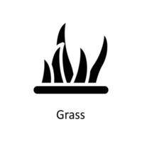 Grass Vector  Solid Icons. Simple stock illustration stock