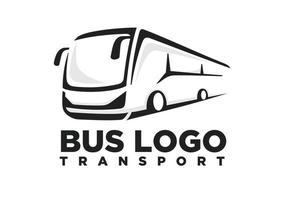 autobús. viaje autobús logo diseño vector