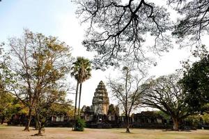 Ancient Buddhist temple in Asia photo