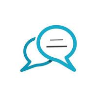 Speech bubble icon vector illustration